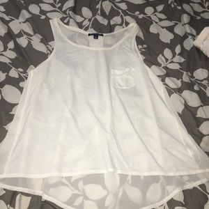 White tank top